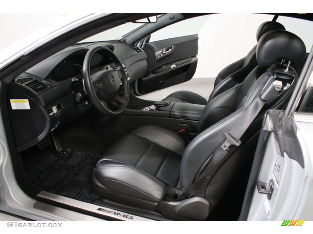 Black Interior 2008 Mercedes-Benz CL 63 AMG Photo #58671467