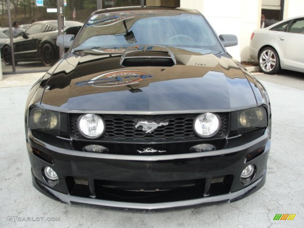 2005 Mustang Roush Stage 1 Coupe - Black / Dark Charcoal/Red photo #6