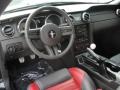 Dark Charcoal/Red 2005 Ford Mustang Roush Stage 1 Coupe Interior Color