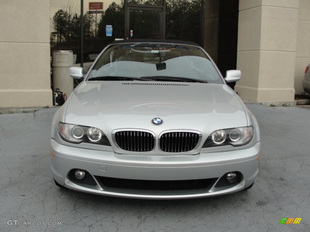 2005 3 Series 325i Convertible - Silver Grey Metallic / Grey photo #6