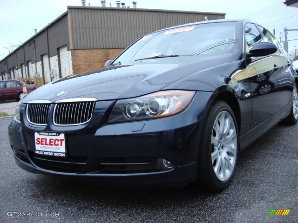 2006 3 Series 330xi Sedan - Monaco Blue Metallic / Black photo #1