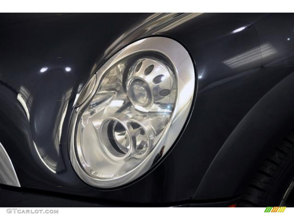 2007 Cooper S Convertible Sidewalk Edition - Astro Black Metallic / Lounge Malt Brown photo #10