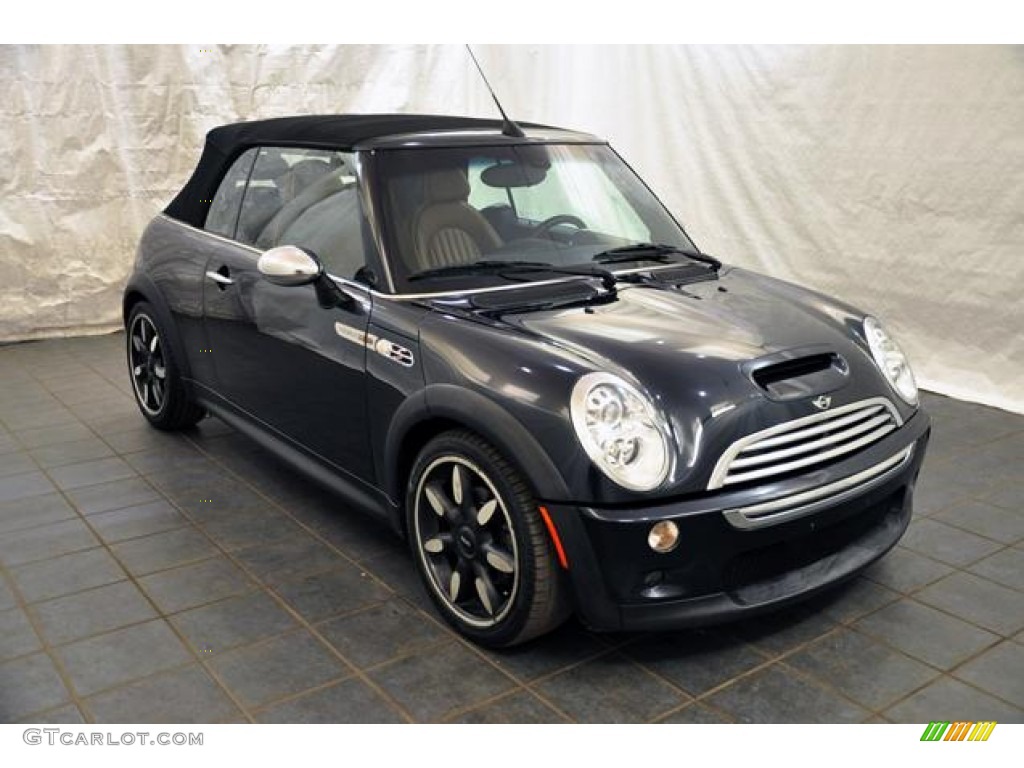 Astro Black Metallic 2007 Mini Cooper S Convertible Sidewalk Edition Exterior Photo #58674056