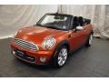 Spice Orange Metallic 2011 Mini Cooper Convertible