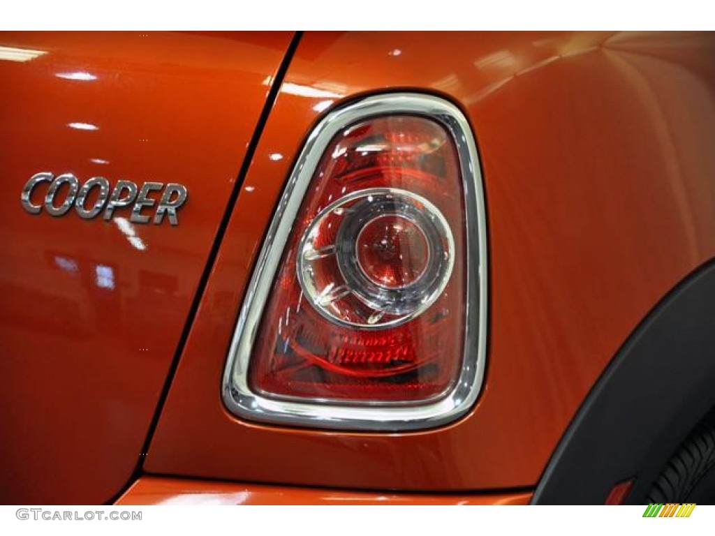 2011 Cooper Convertible - Spice Orange Metallic / Carbon Black Lounge Leather photo #2