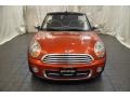 2011 Spice Orange Metallic Mini Cooper Convertible  photo #10