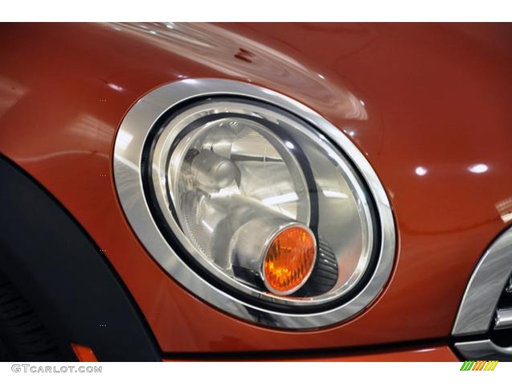 2011 Cooper Convertible - Spice Orange Metallic / Carbon Black Lounge Leather photo #12