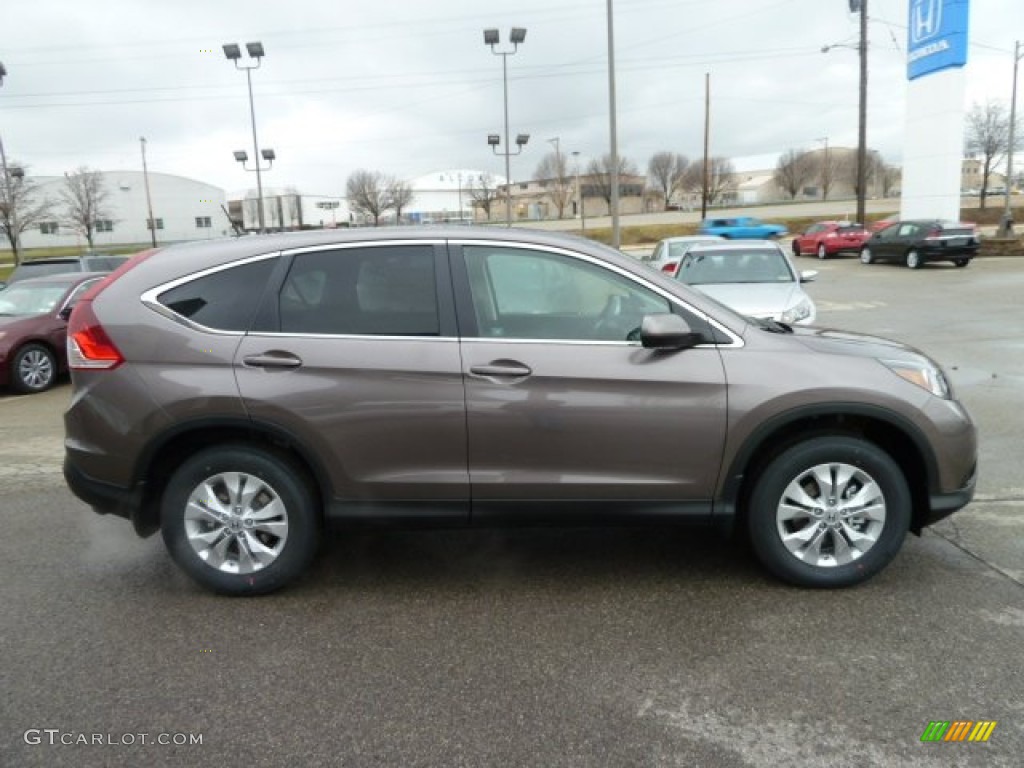 2012 CR-V EX 4WD - Urban Titanium Metallic / Black photo #6