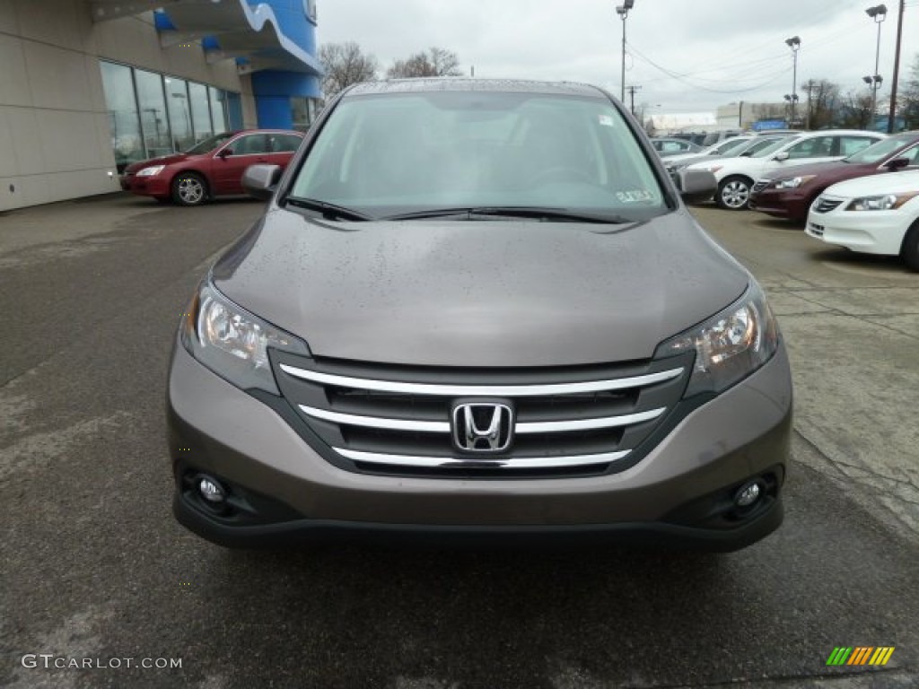 2012 CR-V EX 4WD - Urban Titanium Metallic / Black photo #8