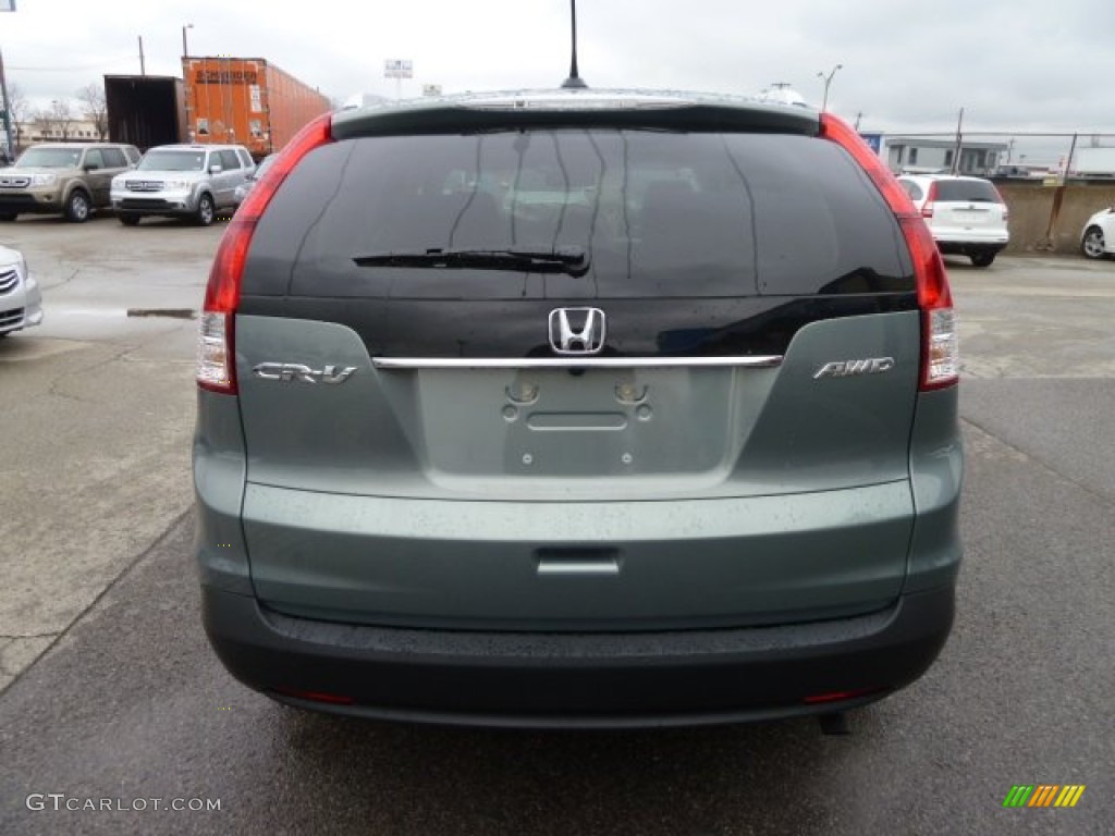 2012 CR-V EX-L 4WD - Opal Sage Metallic / Beige photo #4