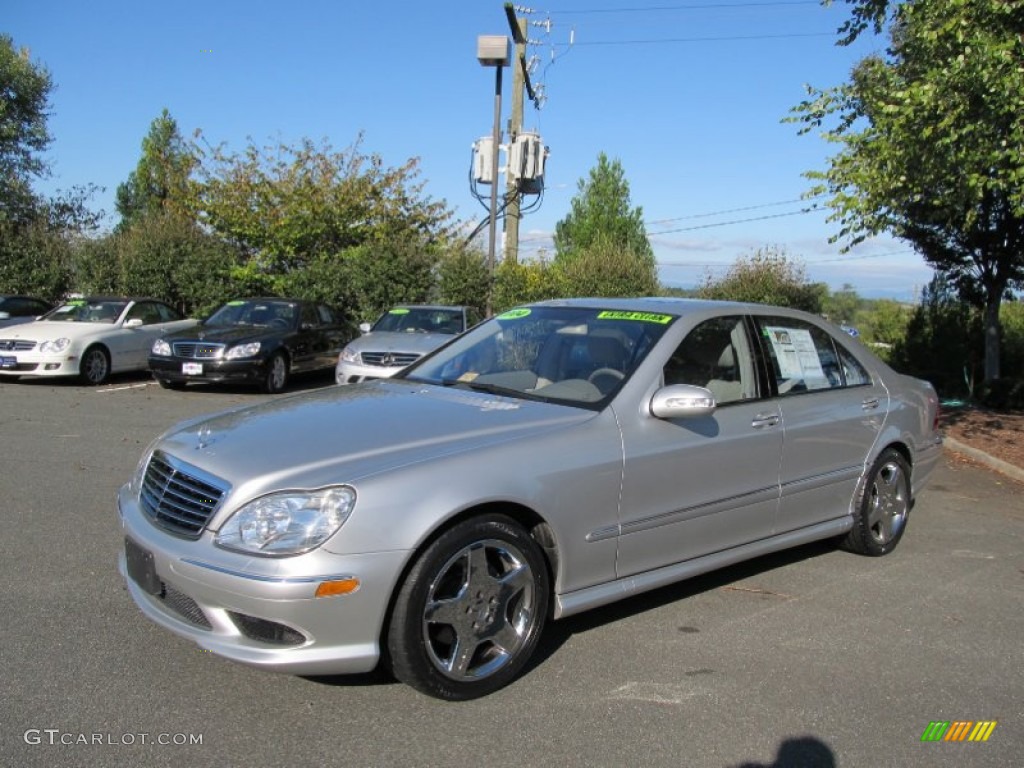 2004 S 430 Sedan - Brilliant Silver Metallic / Ash photo #1