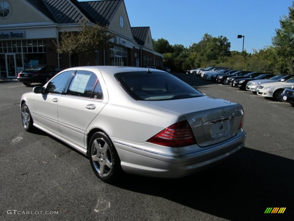 2004 S 430 Sedan - Brilliant Silver Metallic / Ash photo #4