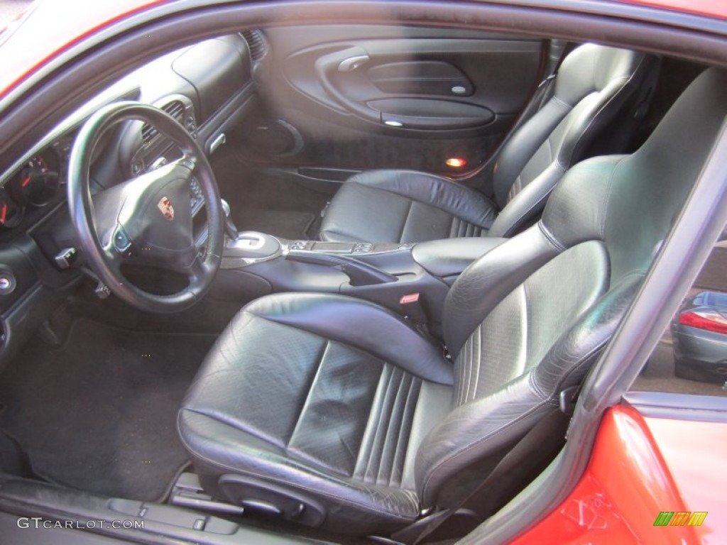 Black Interior 2003 Porsche 911 Turbo Coupe Photo #58676885