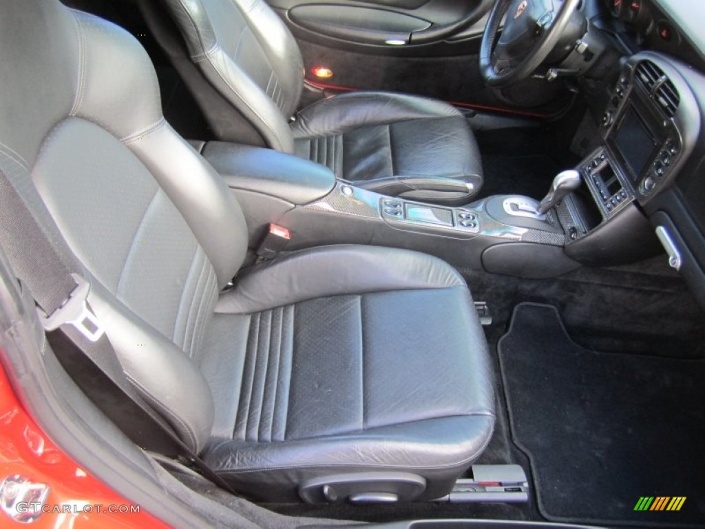Black Interior 2003 Porsche 911 Turbo Coupe Photo #58676927