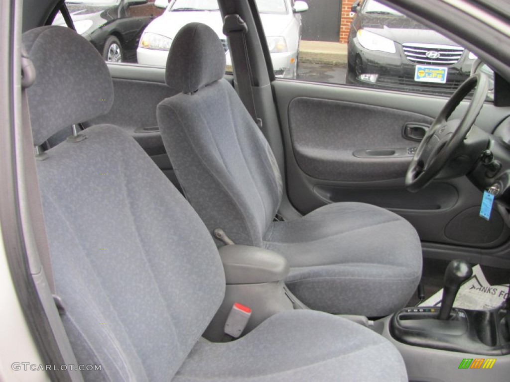 2000 Elantra GLS Sedan - Sandalwood / Gray photo #13