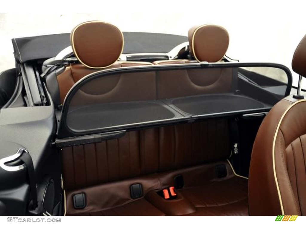 2011 Cooper S Convertible - British Racing Green II / Hot Chocolate Lounge Leather photo #17