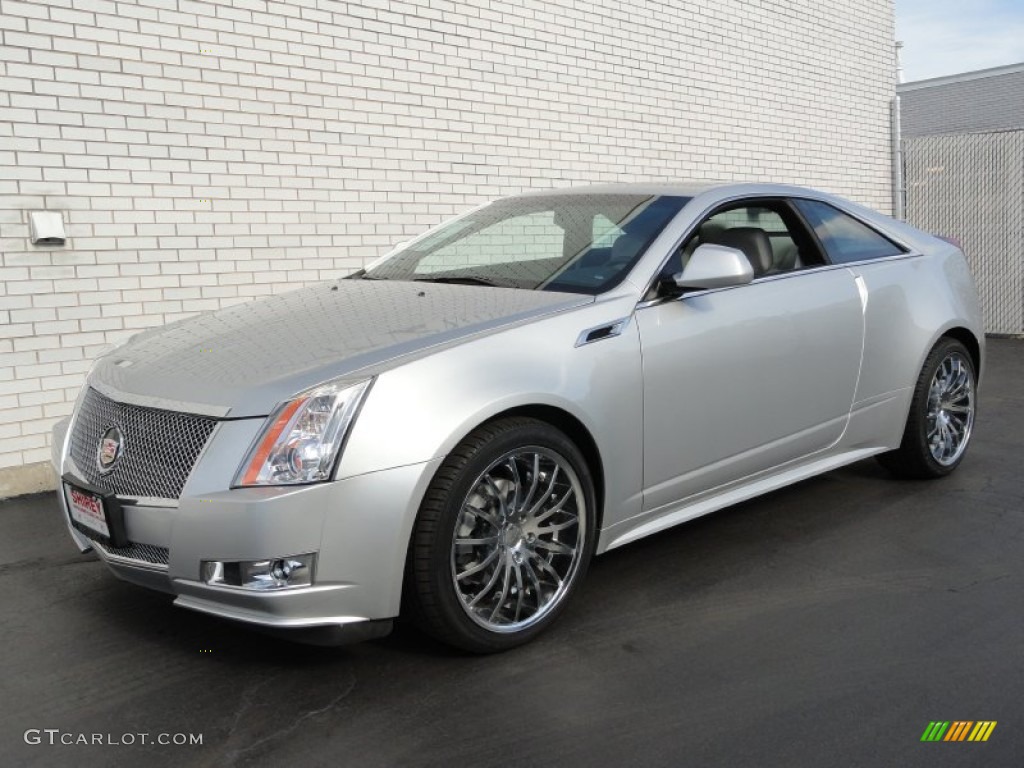 Radiant Silver Metallic 2011 Cadillac CTS 4 AWD Coupe Exterior Photo #58678046