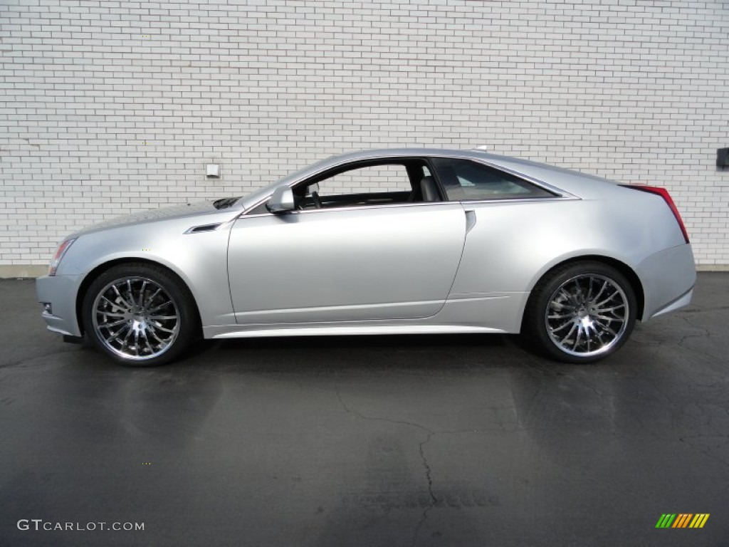 Radiant Silver Metallic 2011 Cadillac CTS 4 AWD Coupe Exterior Photo #58678073