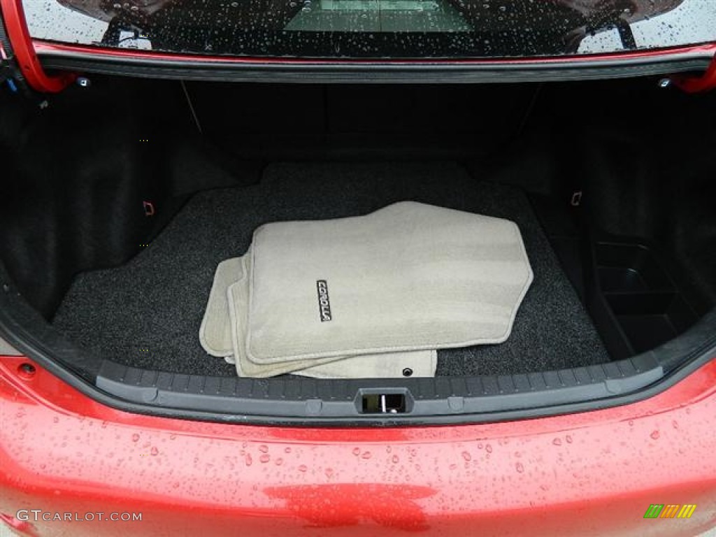 2009 Corolla XLE - Barcelona Red Metallic / Ash photo #9