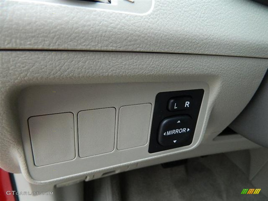 2009 Corolla XLE - Barcelona Red Metallic / Ash photo #18