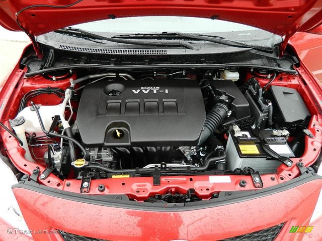 2009 Corolla XLE - Barcelona Red Metallic / Ash photo #26
