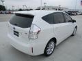 2012 Blizzard White Pearl Toyota Prius v Five Hybrid  photo #5