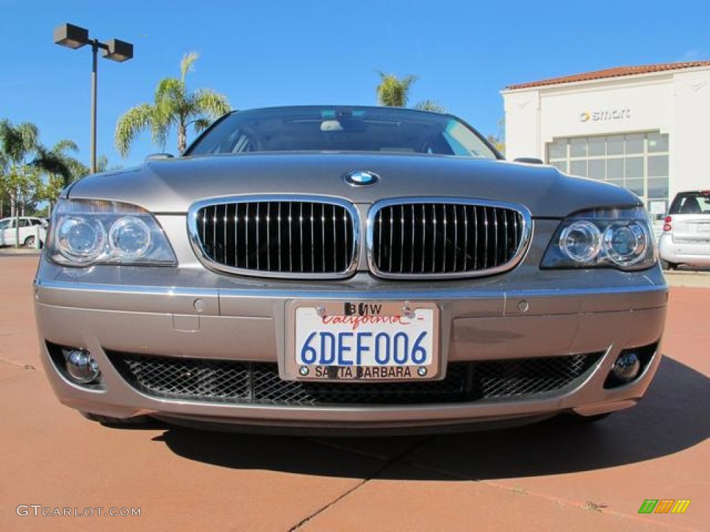 2007 7 Series 750i Sedan - Sterling Grey Metallic / Flannel Grey photo #2