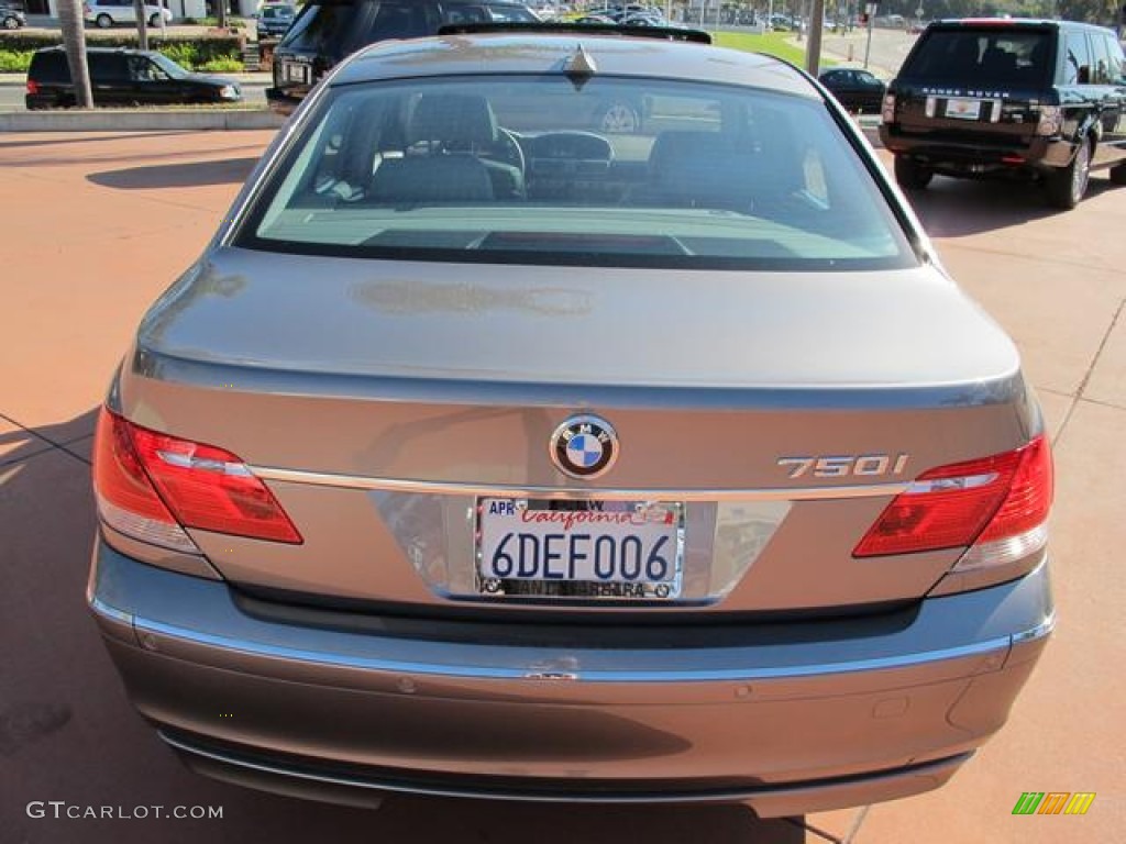 2007 7 Series 750i Sedan - Sterling Grey Metallic / Flannel Grey photo #4