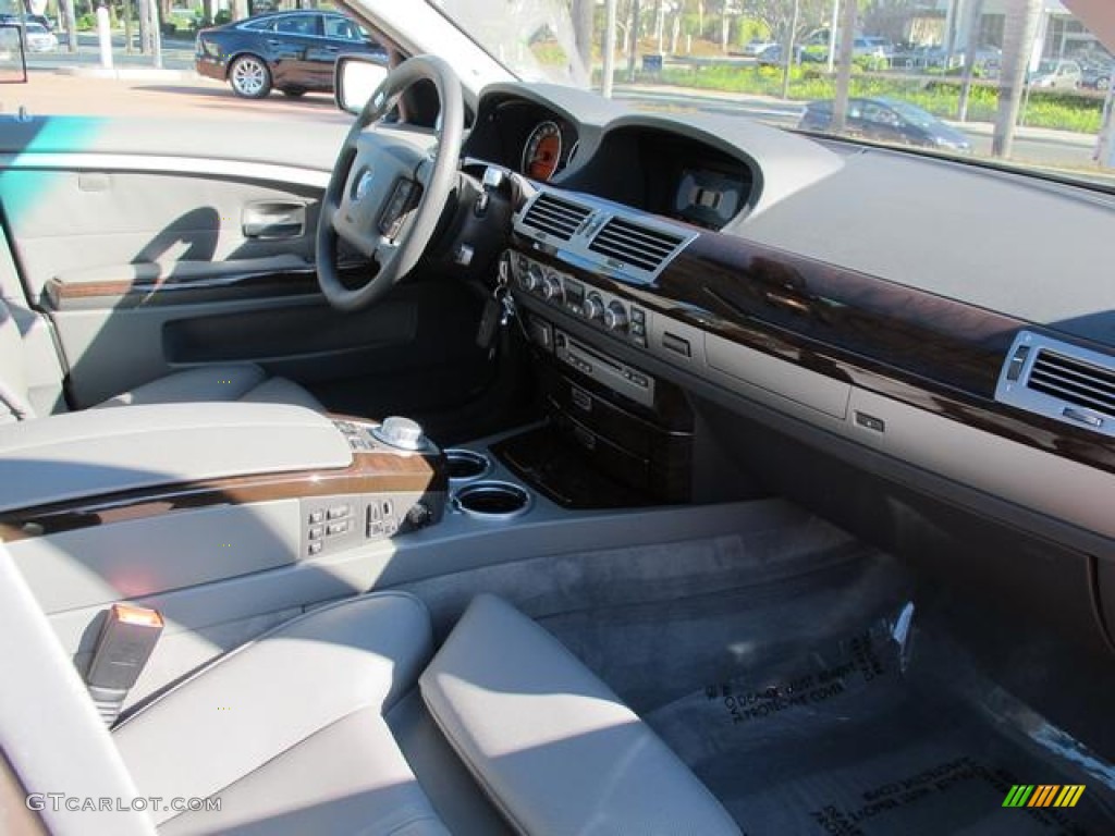 2007 7 Series 750i Sedan - Sterling Grey Metallic / Flannel Grey photo #5