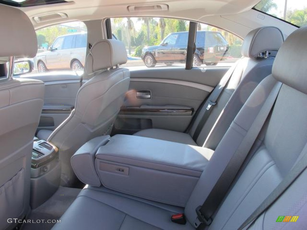 2007 7 Series 750i Sedan - Sterling Grey Metallic / Flannel Grey photo #7