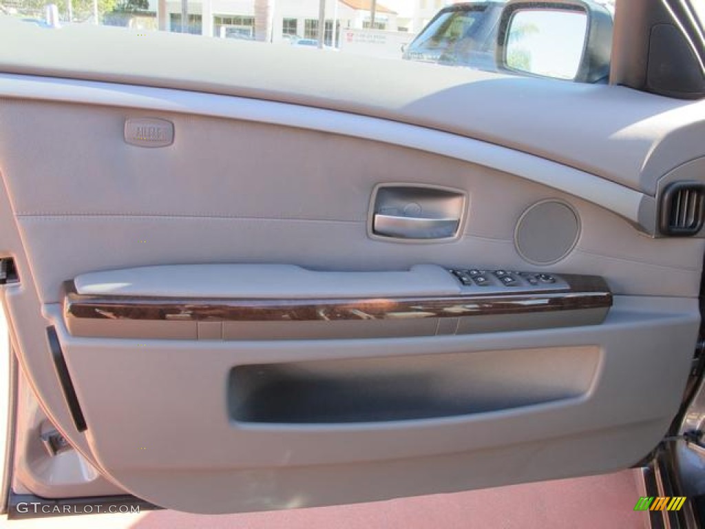 2007 7 Series 750i Sedan - Sterling Grey Metallic / Flannel Grey photo #8