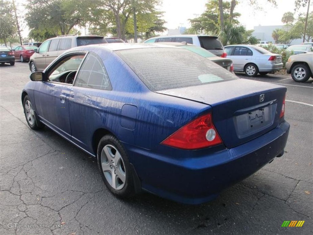 2005 Civic EX Coupe - Fiji Blue Pearl / Ivory photo #3