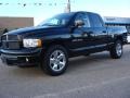 2005 Black Dodge Ram 1500 Sport Quad Cab  photo #2