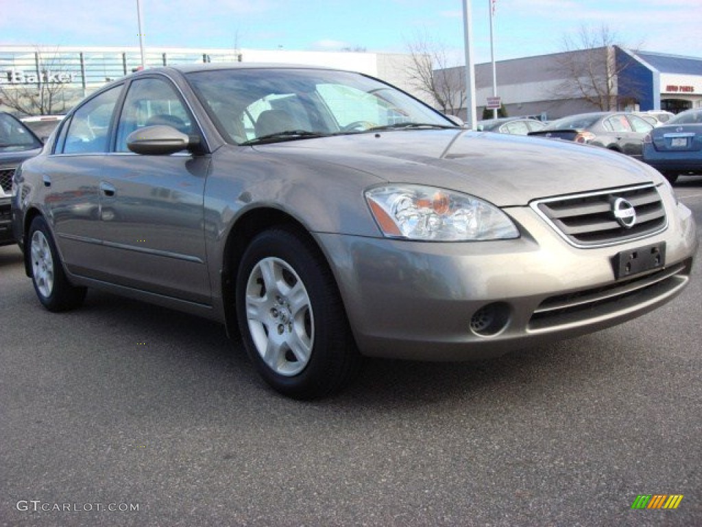 2004 Altima 2.5 S - Polished Pewter / Blond photo #1