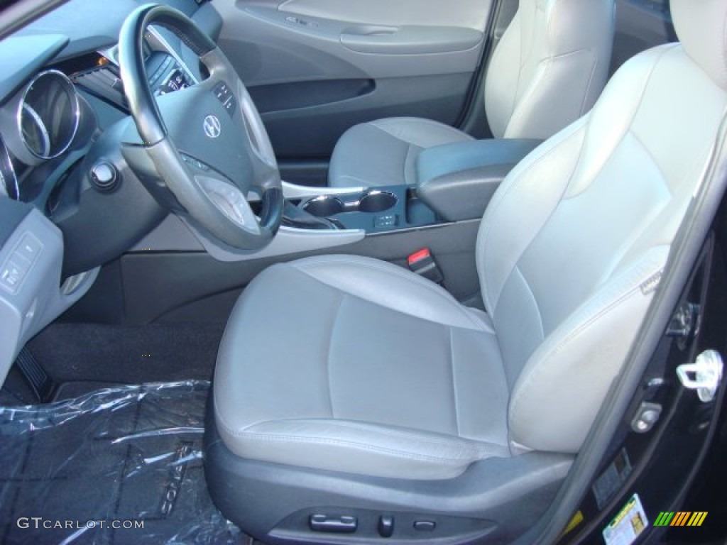 2011 Sonata Limited - Midnight Black / Black photo #9
