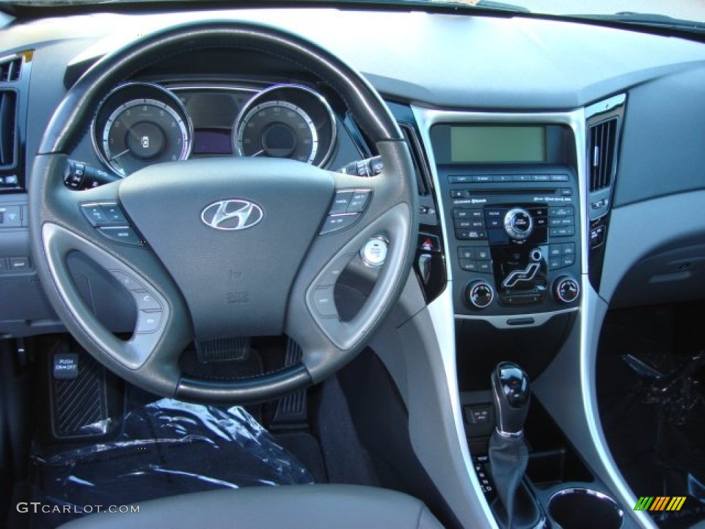 2011 Sonata Limited - Midnight Black / Black photo #11