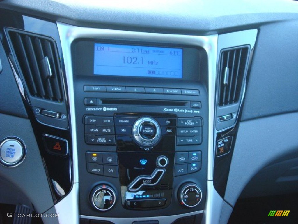 2011 Sonata Limited - Midnight Black / Black photo #15