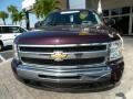 Dark Cherry Red Metallic 2009 Chevrolet Silverado 1500 LT Extended Cab Exterior