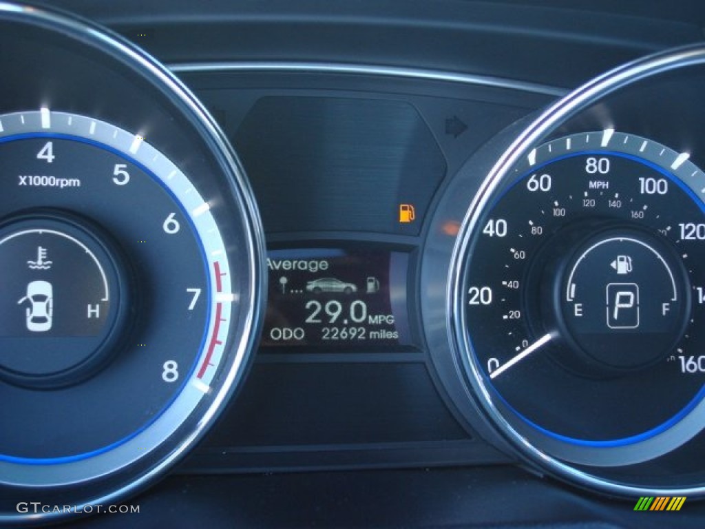 2011 Sonata Limited - Midnight Black / Black photo #21