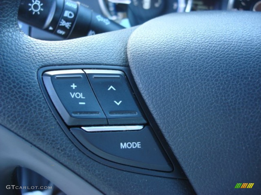 2011 Sonata Limited - Midnight Black / Black photo #22