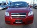 2010 Sport Red Chevrolet Aveo LT Sedan  photo #8