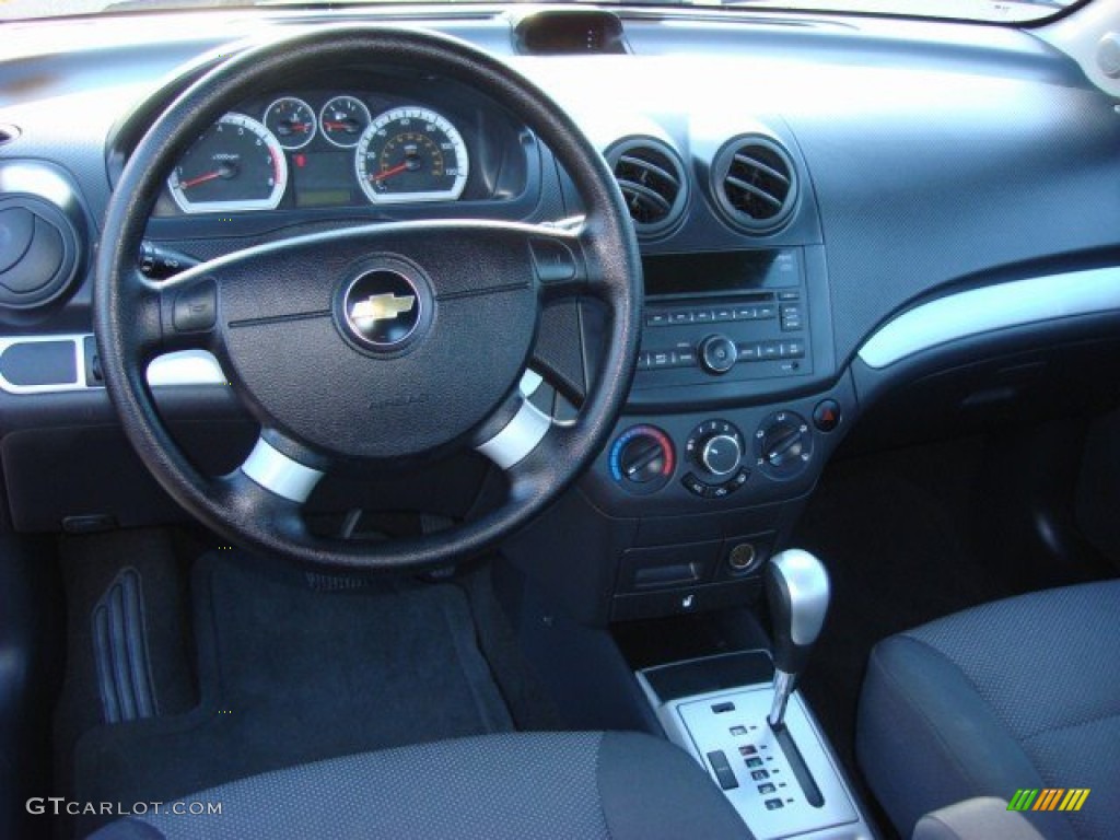 2010 Aveo LT Sedan - Sport Red / Charcoal photo #12
