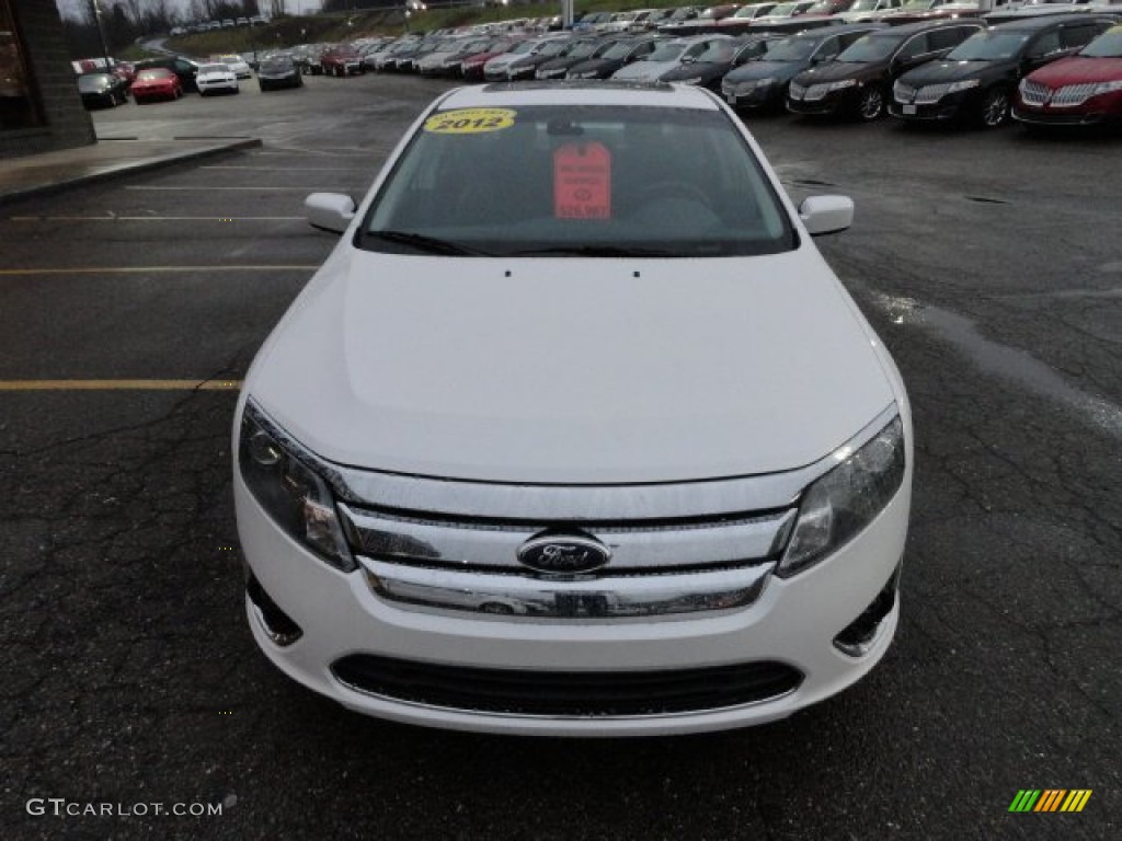 2012 Fusion SEL V6 AWD - White Platinum Tri-Coat / Charcoal Black photo #7