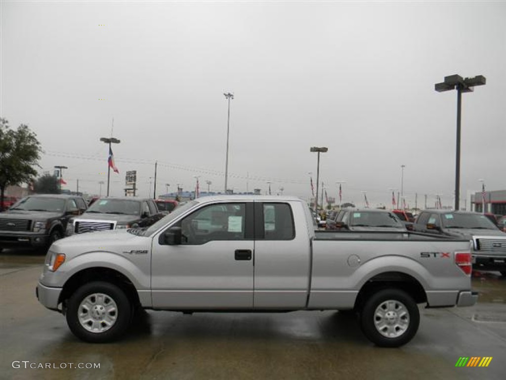 Ingot Silver Metallic 2012 Ford F150 STX SuperCab Exterior Photo #58683269