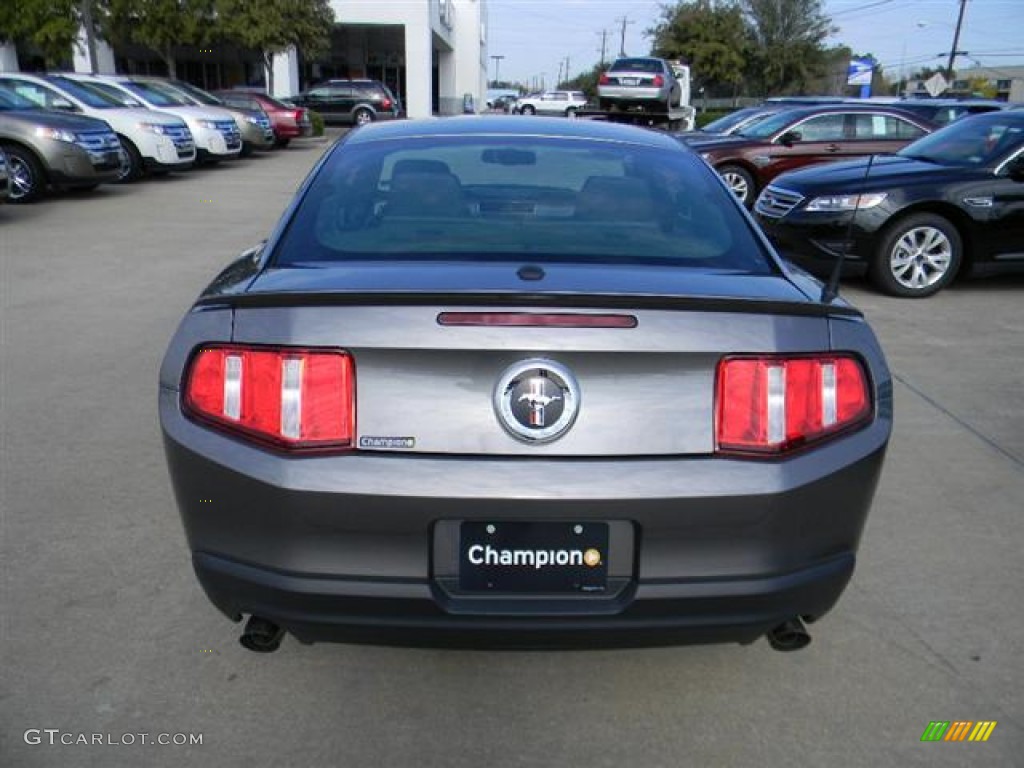 2012 Mustang V6 Premium Coupe - Sterling Gray Metallic / Charcoal Black photo #6
