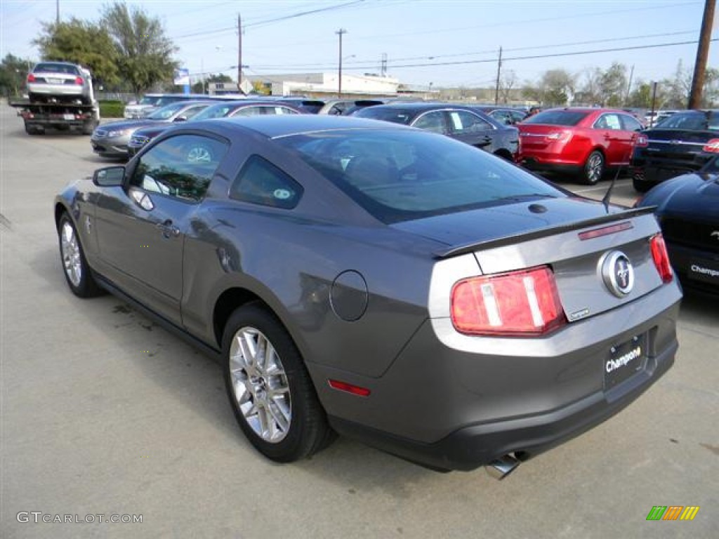 2012 Mustang V6 Premium Coupe - Sterling Gray Metallic / Charcoal Black photo #7