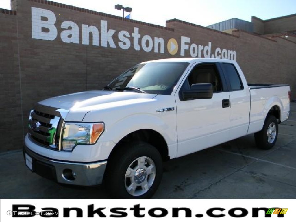 2012 F150 XLT SuperCab - Oxford White / Pale Adobe photo #1