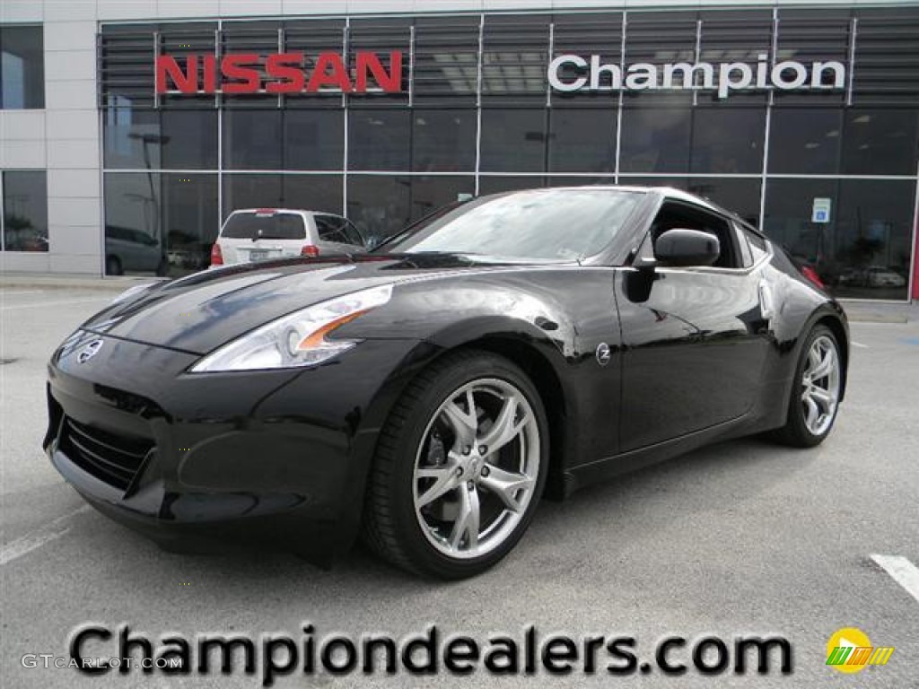 2012 370Z Sport Touring Coupe - Magnetic Black / Black photo #1