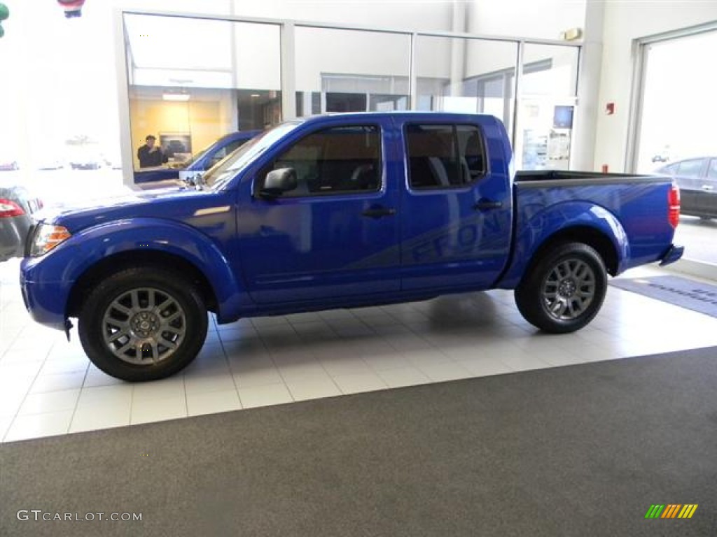 Metallic Blue 2012 Nissan Frontier SV Sport Appearance Crew Cab Exterior Photo #58685459