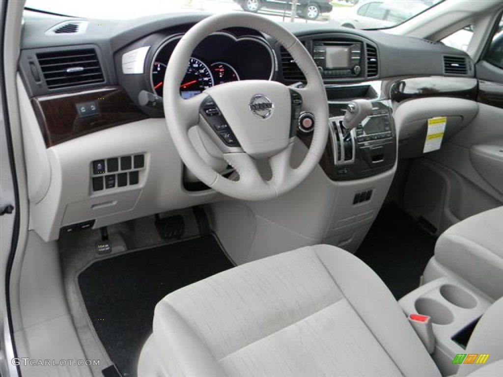 2012 Nissan Quest 3.5 SV Gray Dashboard Photo #58685755